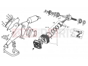 DERBI Preadtor 50 Drive shaft - Cylinder - Piston