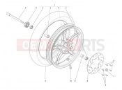 Front wheel - Derbi Sonar 125 2010