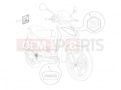 Plates - Emblems - Derbi Sonar 125 2010