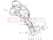 DERBI Sonar 150 Rear cover - Splash guard
