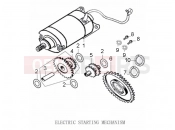 derbi STX 150 ELECTRIC STARTING MECHANISM