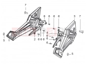 derbi STX 150 Pilot footrest carpet