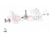 Drive shaft - Derbi Terra 125 2009