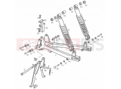 derbi Variant Revolution 50 Swing arm - Shock absorber