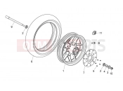 Front wheel - Derbi Variant Sport 125 2012