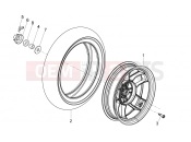 derbi Variant Sport 125 Rear wheel