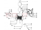 gilera DNA 180 Expansion tank - Radiator