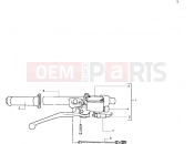 gilera DNA 180 Front brake cylinder