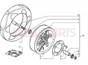 gilera DNA 180 Front wheel
