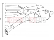 gilera DNA 180 Silencer