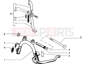 gilera DNA 180 Stand