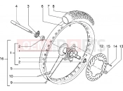 gilera Eaglet Front wheel