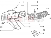 gilera Easy Moving Rear tail lamp