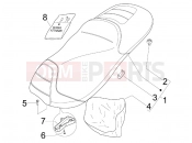 gilera 2007 Fuoco 500 Saddle/seats