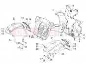 gilera 2007 Fuoco 500 Wheel huosing - Mudguard