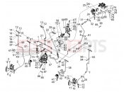 gilera 2008 Fuoco 500 Brakes pipes - Calipers