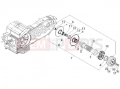 gilera 2008 Fuoco 500 Driven pulley