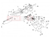 gilera 2009 Fuoco 500 Rear cover - Splash guard