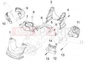 gilera 2010 Fuoco 500 Handlebars coverages
