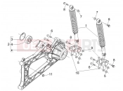 gilera 2010 Fuoco 500 hátsó teleszkóp - lengéscsillapító