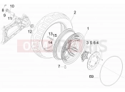 gilera 2010 Fuoco 500 Rear wheel