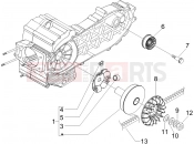 gilera 2012 Fuoco 500 Driving pulley