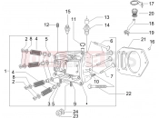gilera 2012 Fuoco 500 Head unit - Valve