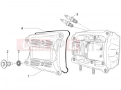 gilera 2013 Fuoco 500 Cylinder head cover