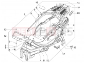 gilera 2014 Fuoco 500 Helmet huosing - Undersaddle