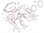 gilera 2014 Fuoco 500 Meter combination - Cruscotto