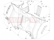gilera 2014 Fuoco 500 LT Front glove-box - Knee-guard panel
