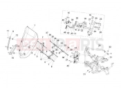 gilera 2009 GP 800 Windshield - Glass