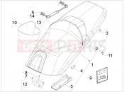 gilera 2010 GP 800 Saddle/seats