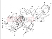 gilera 2011 GP 800 Crankcase cover - Crankcase cooling