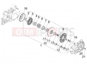 gilera 2011 GP 800 Driven pulley