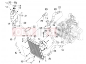 gilera 2009 GP 800 Centenario Cooling system