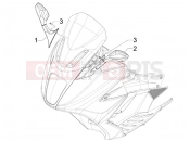 gilera 2009 GP 800 Centenario tükör