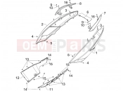 gilera 2009 GP 800 Centenario Side cover - Spoiler