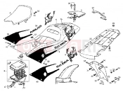 Saddle-front fender - Gilera GPR 50