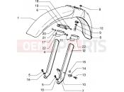 Front mudguard - Gilera GSM M.Y. 2001
