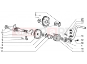 Starting shaft - Gilera GSM M.Y. 2001