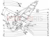 Frame - Gilera H@k M.Y. 2001