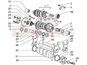 Gear group - Gilera H@k M.Y. 2001