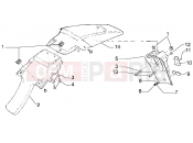 Rear mudguard - Gilera H@k M.Y. 2001