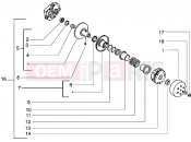 gilera Ice Driven pulley