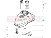 gilera Ice Fuel tank