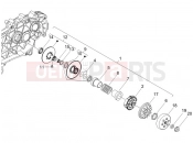 gilera 2007 Nexus 125 Driven pulley