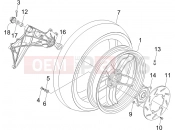gilera 2007 Nexus 125 Rear wheel