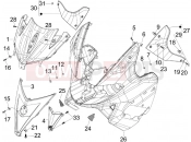 Front shield - Gilera Nexus 125 2008