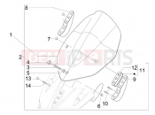 Windshield - Glass - Gilera Nexus 125 2008